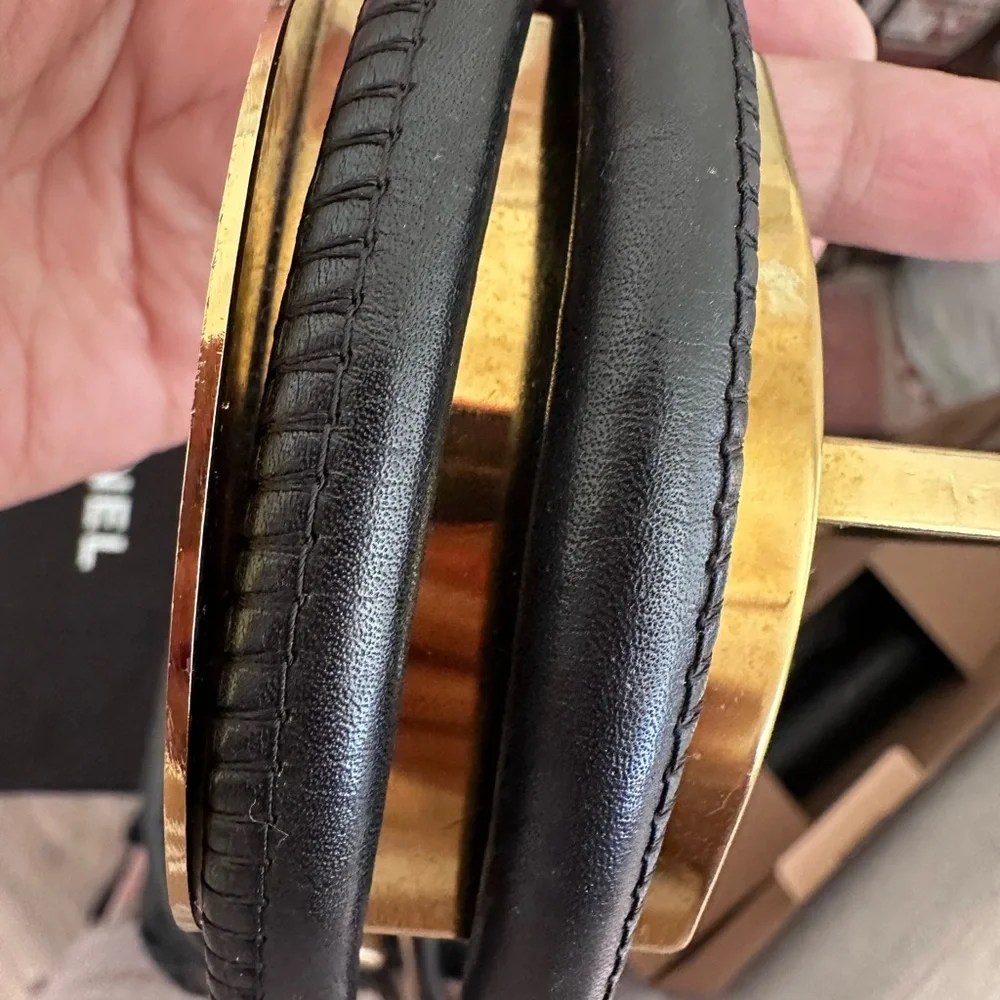 Rare Black Chanel Camelia flower Tote‎ Bag - Picture 6 of 10